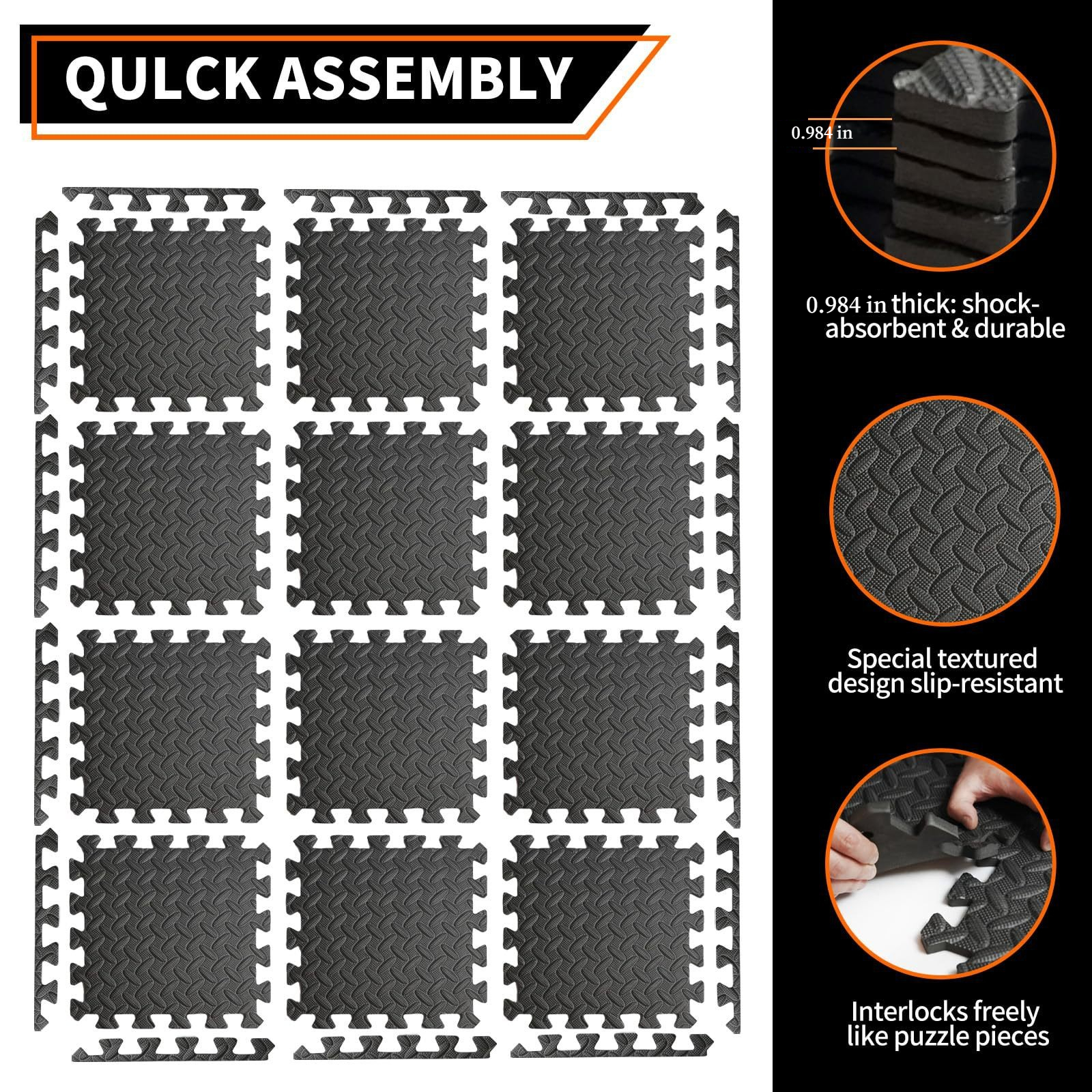 30x30x2.5CM Thickened Yoga Puz - Yoga Fitness Room review and price