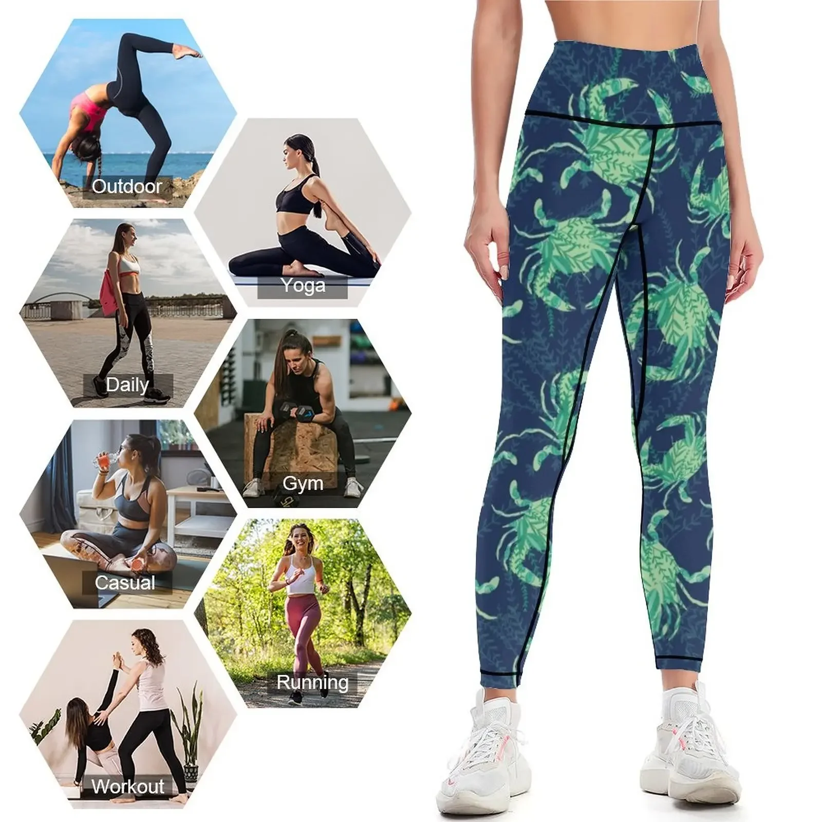Crabby World Leggings legging  - Yoga Fitness World review and price