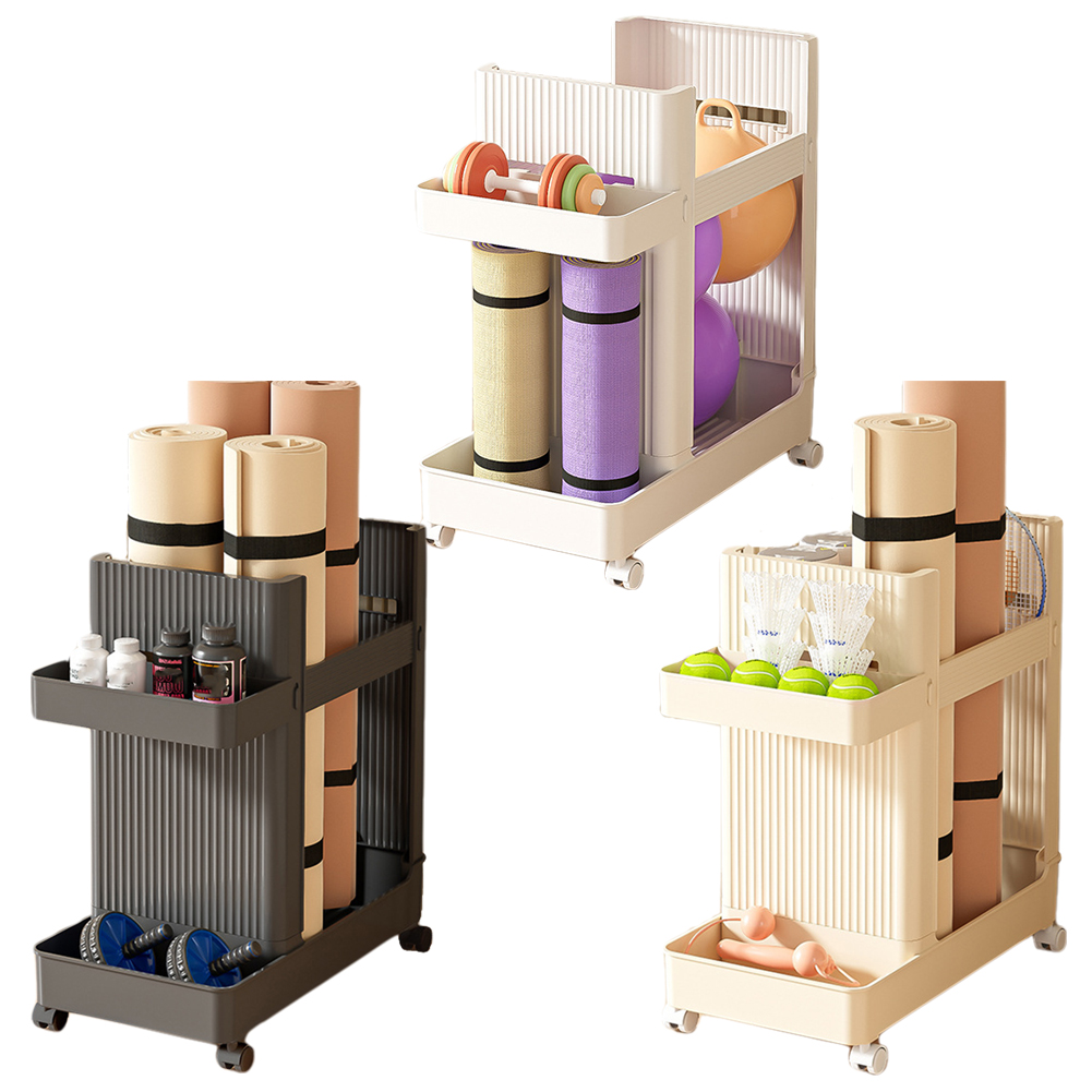 Sports Equipment Trolley Baske - Yoga Fitness Room review and price