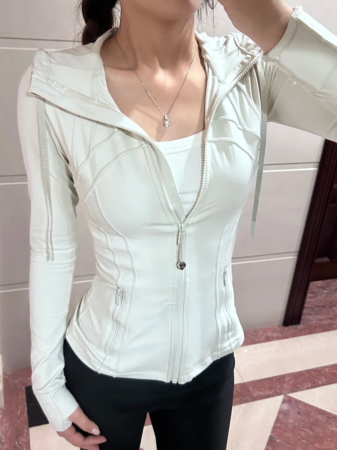 LULU FLORA New hooded jacket f - Yoga Fitness Jacket review and price
