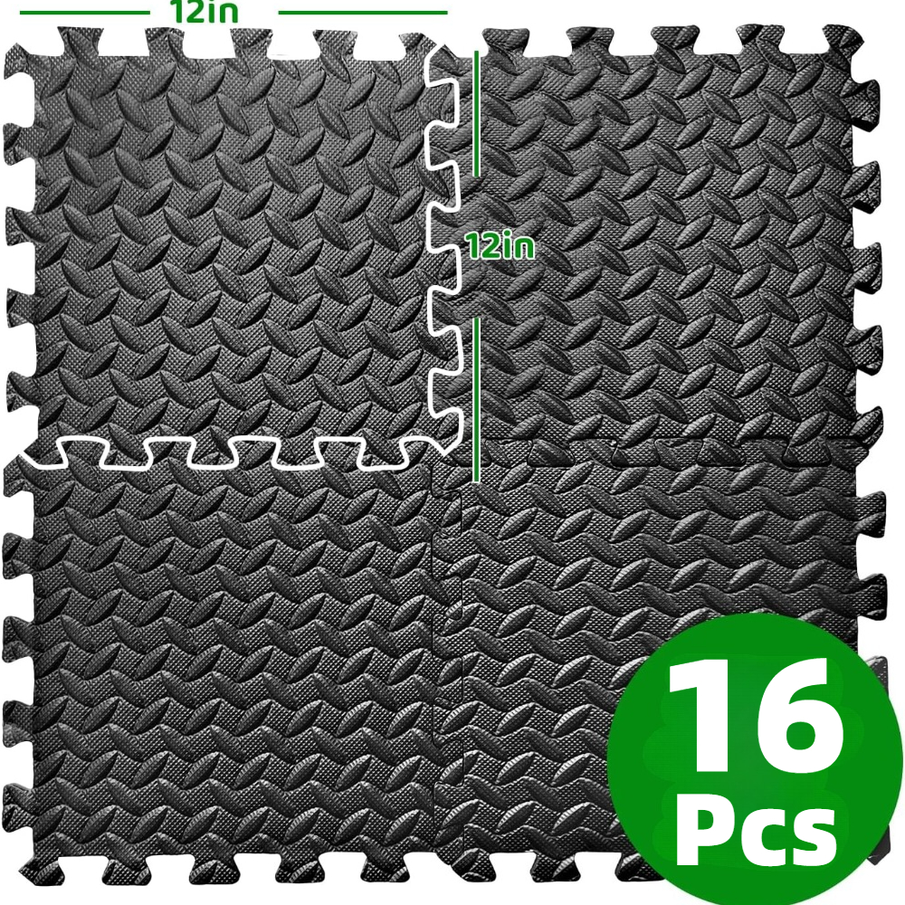 Fitness Interlocking Foam Mats - Yoga Fitness Room review and price