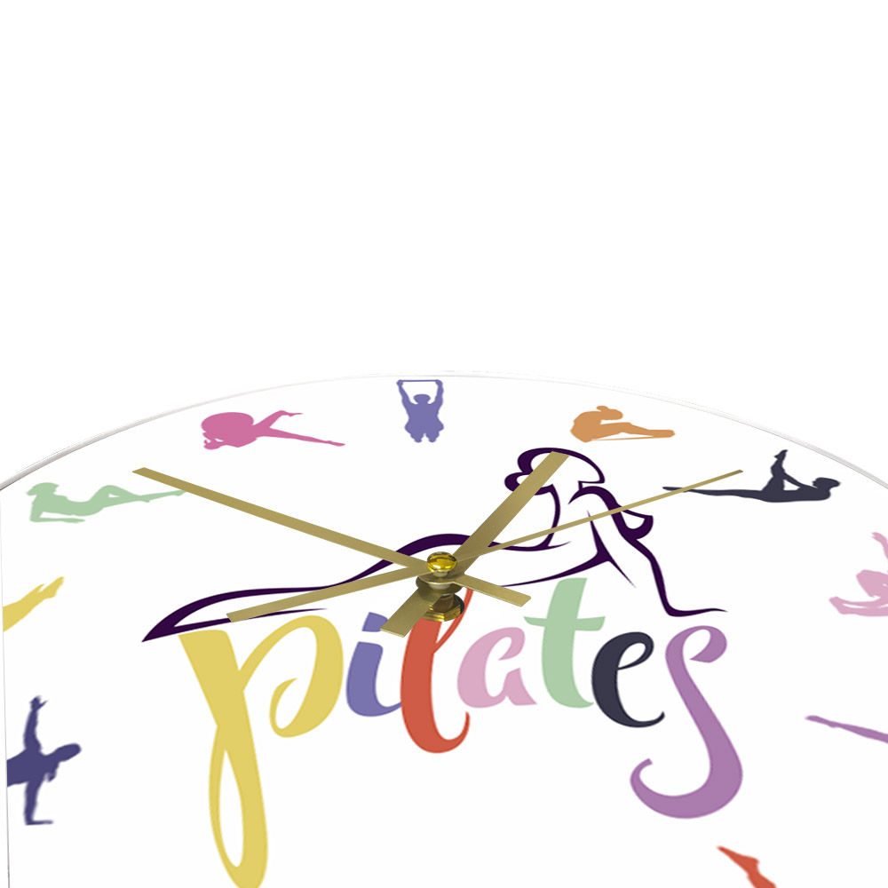 Pilates Pose Colorful Print Wa - Yoga Fitness Room review and price