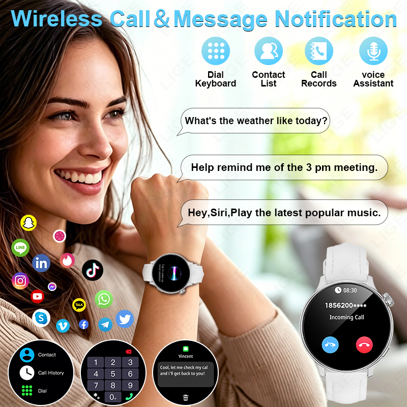 LIGE Sports Smart Watch for Wo - Oxygen Yoga & Fitness University Village review and price