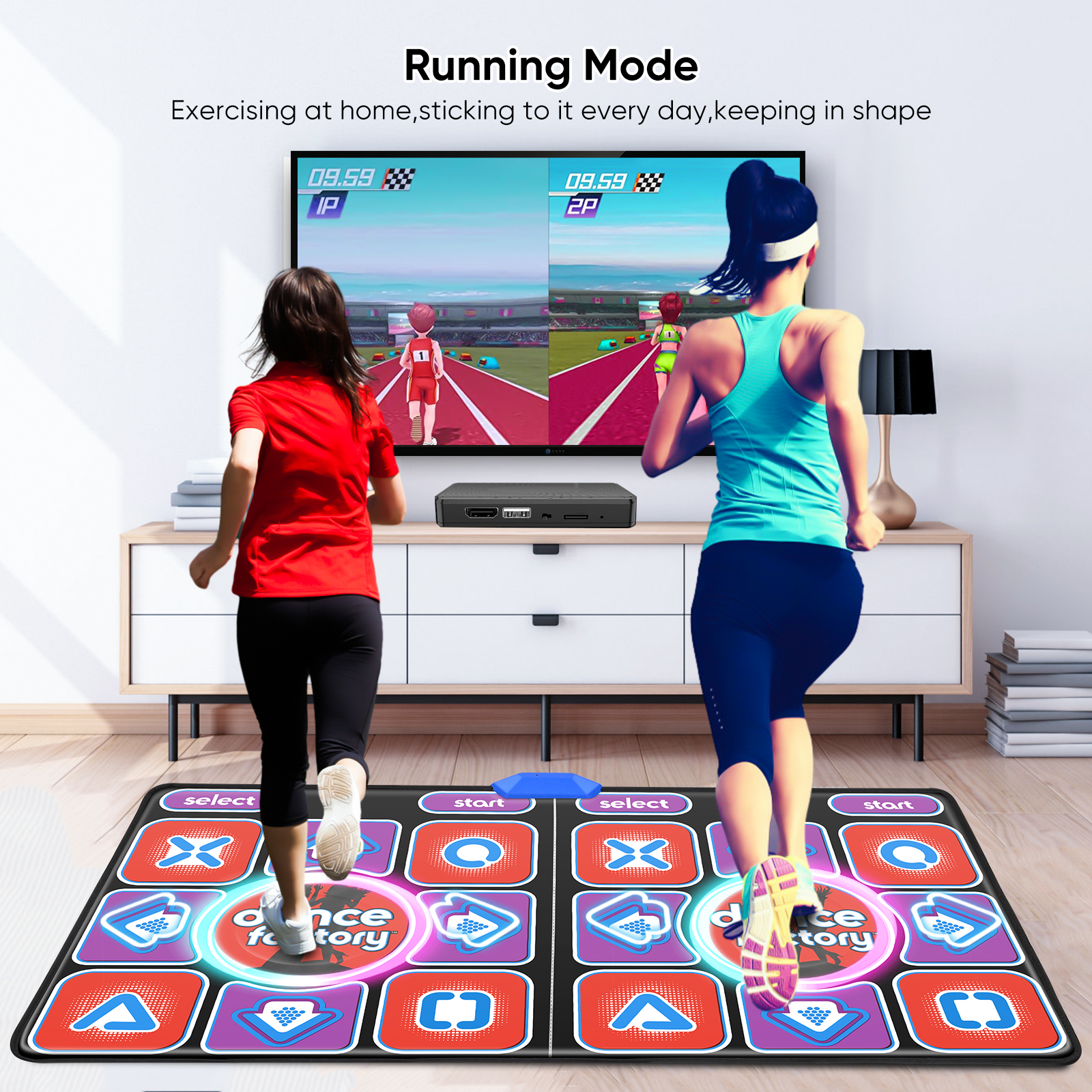 HDMI Wireless Double Dance Mat - Yoga Update Fitness review and price
