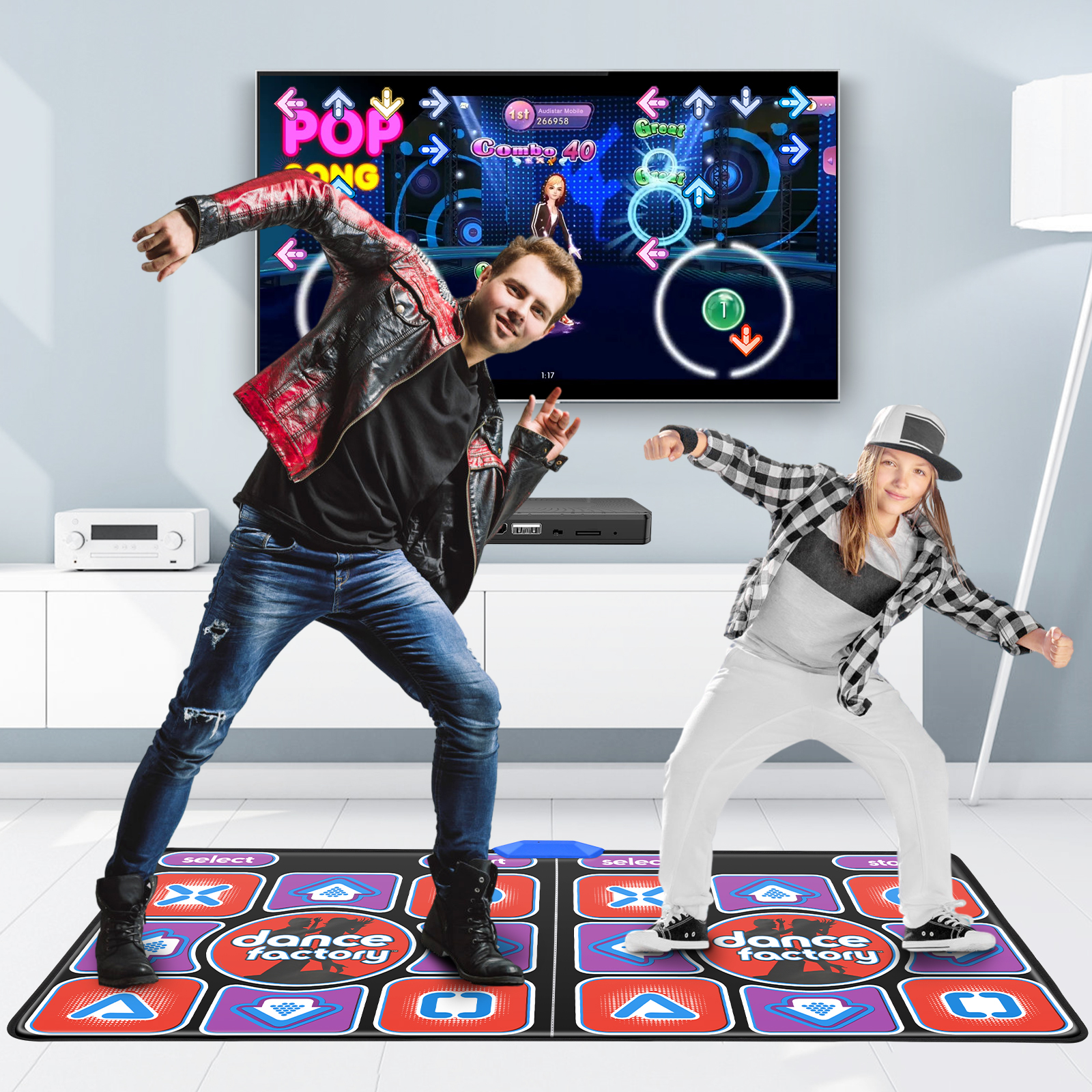 HDMI Wireless Double Dance Mat - Yoga Update Fitness review and price