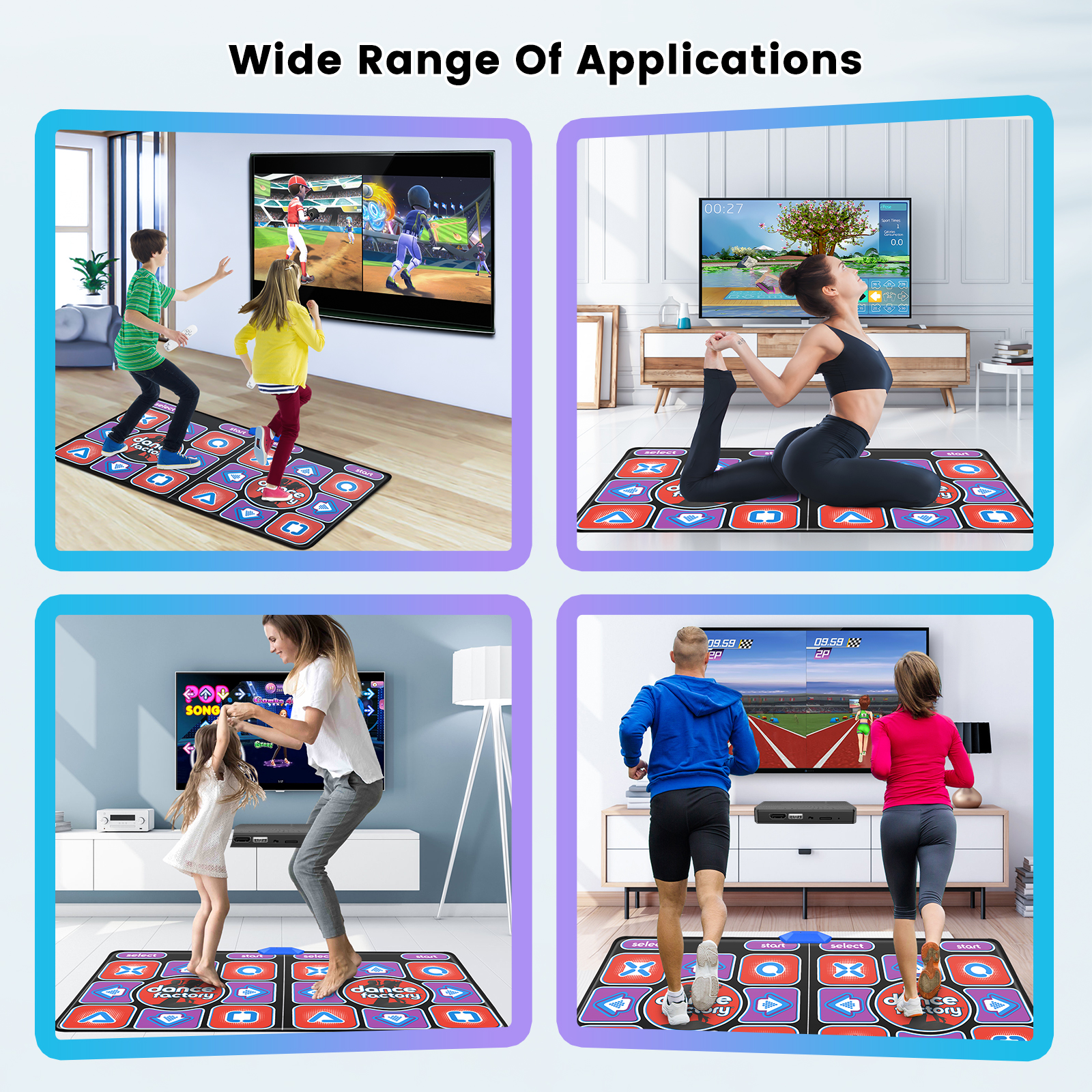 HDMI Wireless Double Dance Mat - Yoga Update Fitness review and price